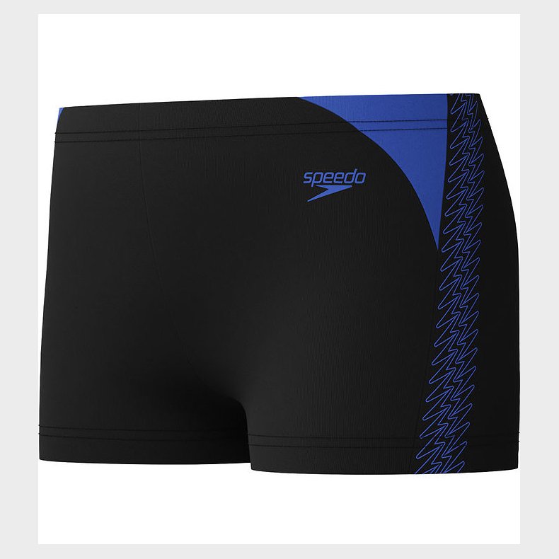 Speedo Badebukser - HyperBoom Splice - Sort m. Bl�