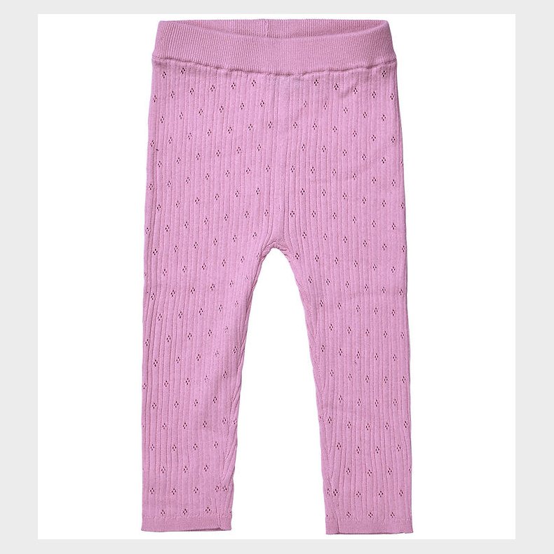FUB Leggings - Rib - Pointelle - Orchid