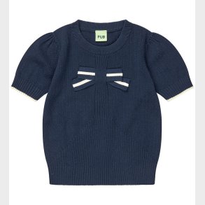 FUB T-shirt - Strik - Bow - Dark Navy