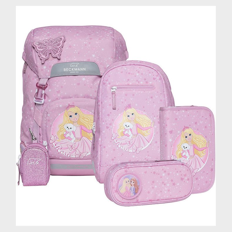 Beckmann Skoletaskest - Classic - Rosie - Pink