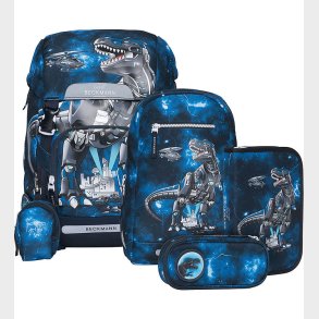 Beckmann Skoletaskest - Classic - Tech Rex - Sort