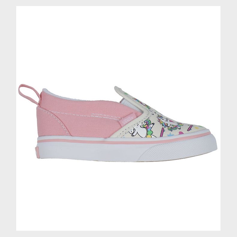 Vans Sko - Slip-On V - Ballet Skaticorn - Marshmallow/Pink