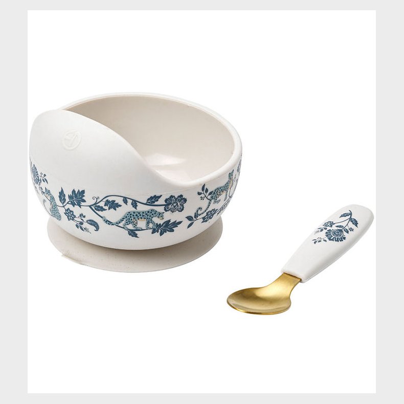 Elodie Details Skl m. Ske - Silikone - Garden Leo Toile