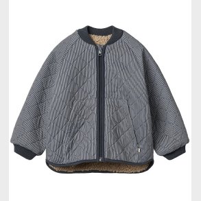 Wheat Termo/Fleecejakke - Vendbar - Lake - Ink Stripe