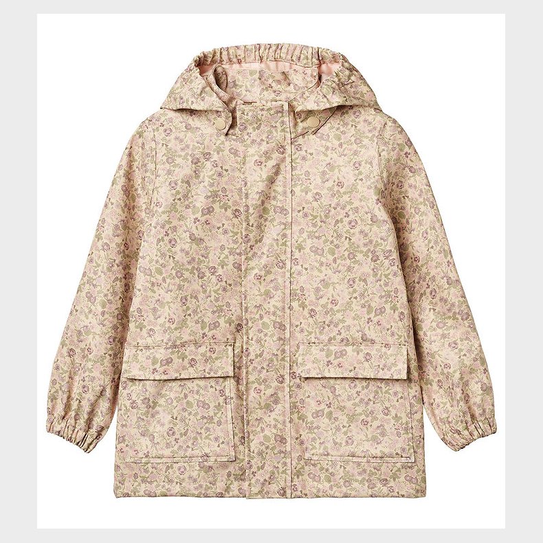 Wheat Regnjakke - PU - Ollo - Rose Flower Field