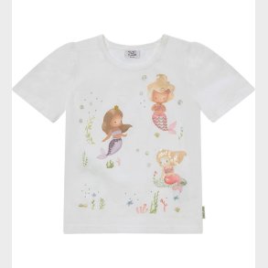 Hust and Claire T-shirt - Alma - White m. Glitter