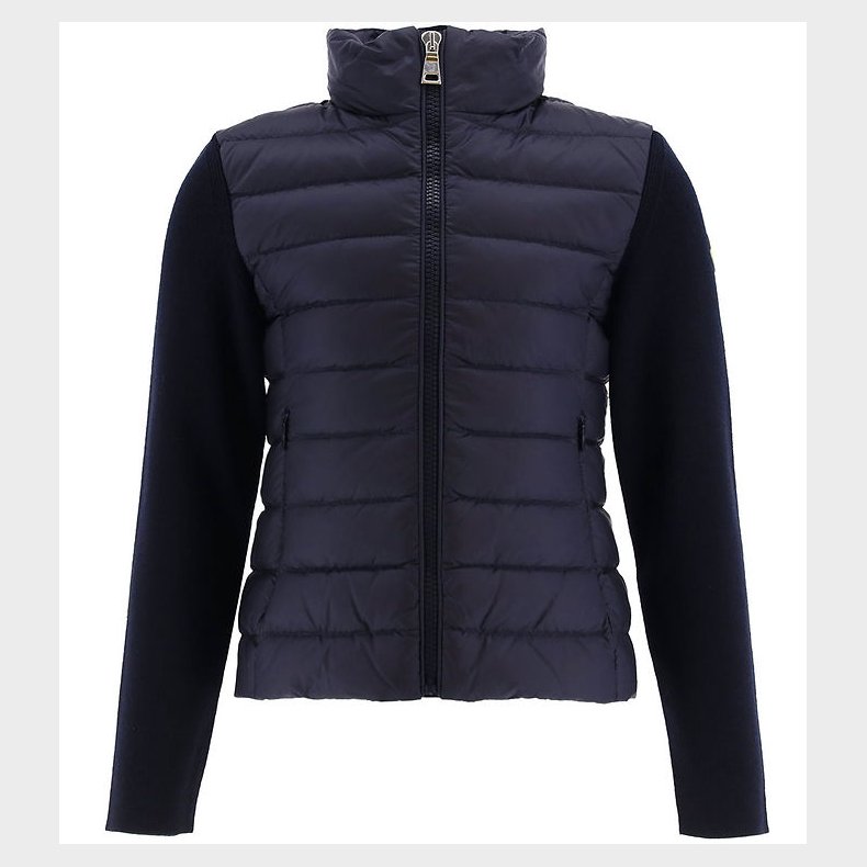 Moncler Cardigan - Uld/Dun - Navy