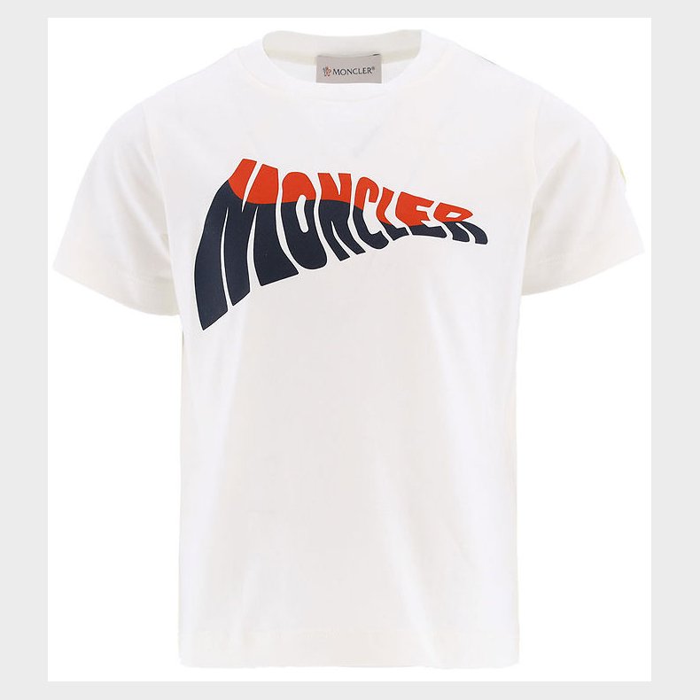 Moncler T-shirt - Hvid m. Print