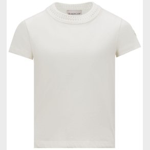 Moncler T-shirt - Hvid m. Broderi