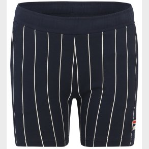 Fila Shorts - Leczna - Black Iris/Bright White Striped