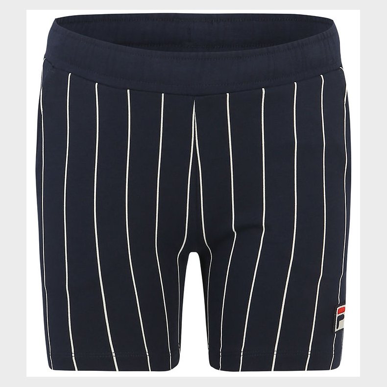 Fila Shorts - Leczna - Black Iris/Bright White Striped