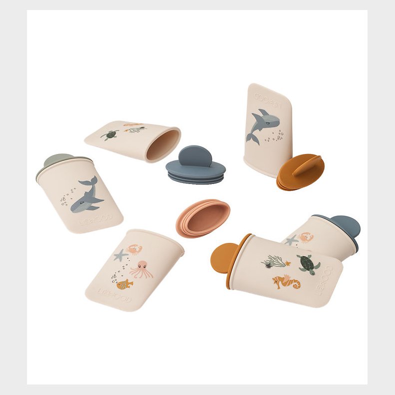 Liewood Isforme - Malik - 6-pak - Sea Creature/Sandy