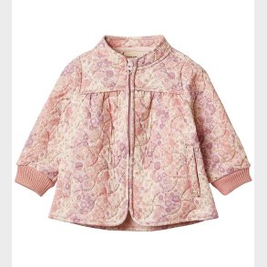 Wheat Termojakke - Thilde - Lilac Flower Rainbow