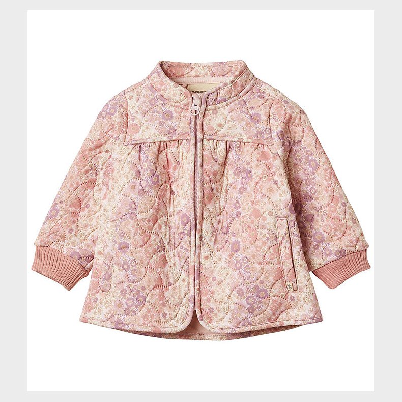 Wheat Termojakke - Thilde - Lilac Flower Rainbow