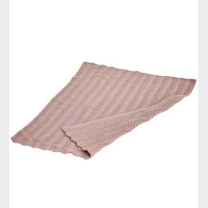 Smallstuff Dukketppe - Strik - 36x47 cm - Powder