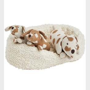 Smallstuff Bamser Med Hundekurv - Nature