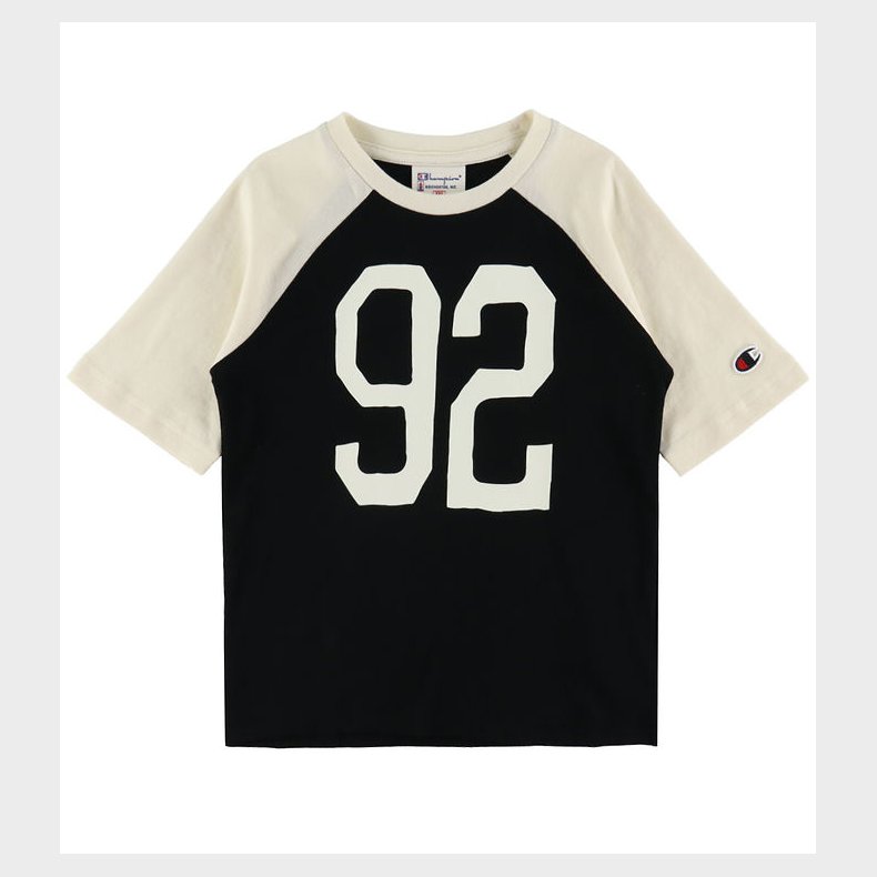 Champion T-shirt - Sort/Hvid