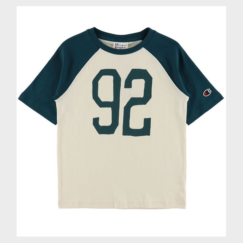 Champion T-shirt - Grn/Hvid