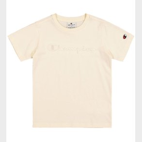 Champion T-shirt - Offwhite m. Logo