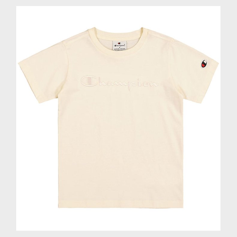 Champion T-shirt - Offwhite m. Logo