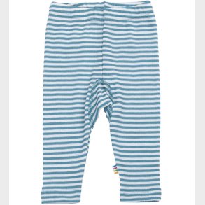 Joha Leggings - Rib - Uld/Silke - Off White/Bl