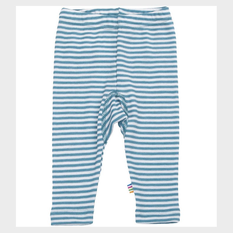 Joha Leggings - Rib - Uld/Silke - Off White/Bl