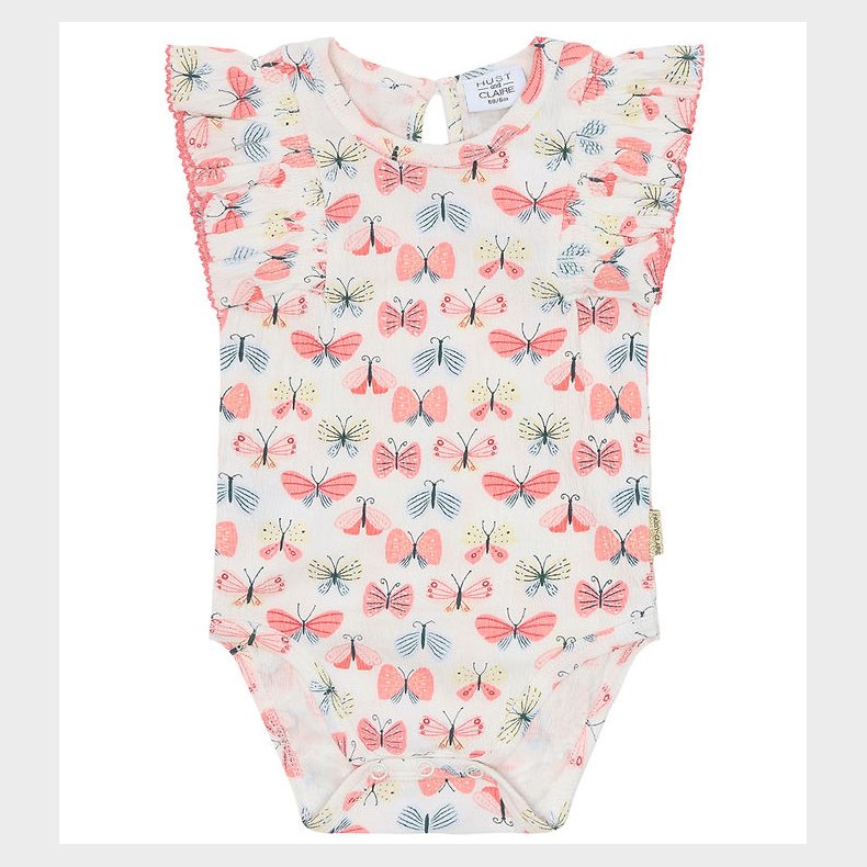 Hust and Claire Body u/ - Bri - Ivory m. Sommerfugle