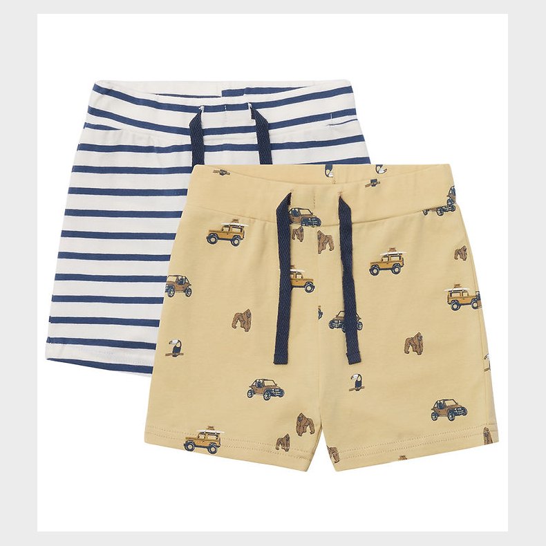 Hust and Claire Shorts - 2-pak - Hau - Pale Khaki