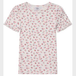 Hust and Claire T-shirt - Alma - Ivory m. Blomster