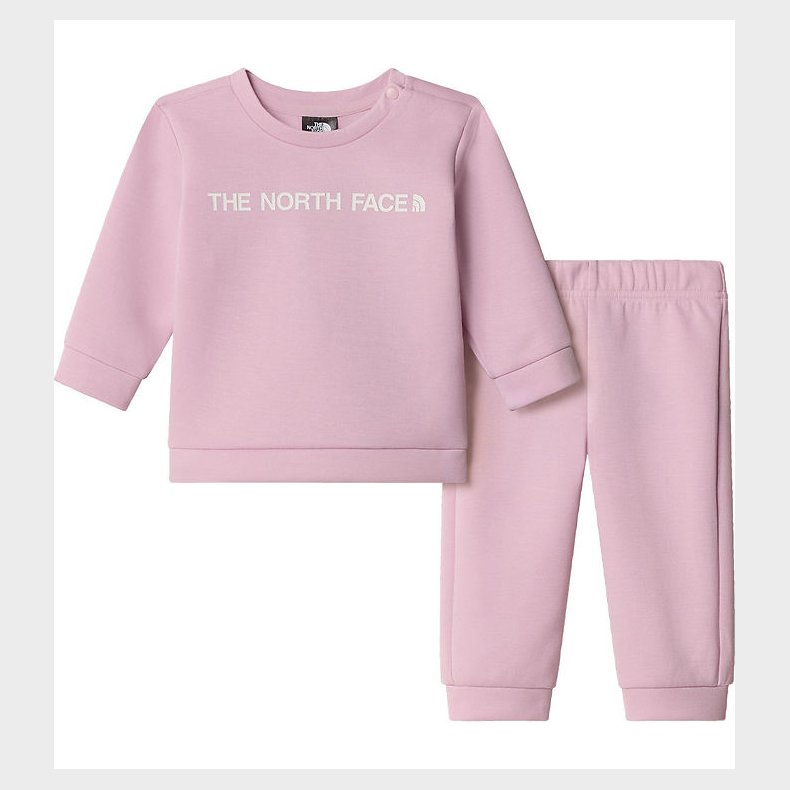 The North Face Sweatst - Bluse/Bukser - Pink Clover m. Logo