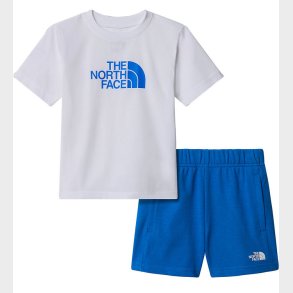 The North Face Shortsst - T-shirt/Shorts - White/Hero Blue