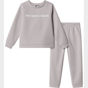 The North Face Sweatst - Bluse/Bukser - Moonstone Grey m. logo