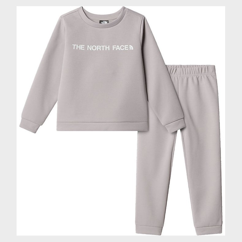 The North Face Sweatst - Bluse/Bukser - Moonstone Grey m. logo
