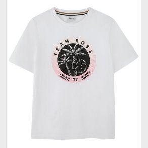 BOSS T-shirt - Team Boss - Hvid m. Print