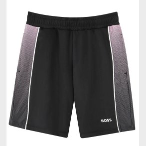 BOSS Shorts - Team Boss - Sort m. Rosa
