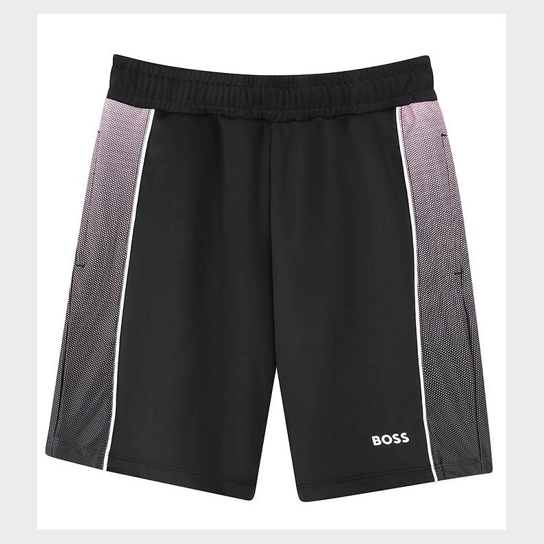 BOSS Shorts - Team Boss - Sort m. Rosa