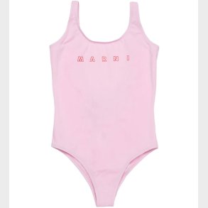 Marni Badedragt - Soft Pink m. Print