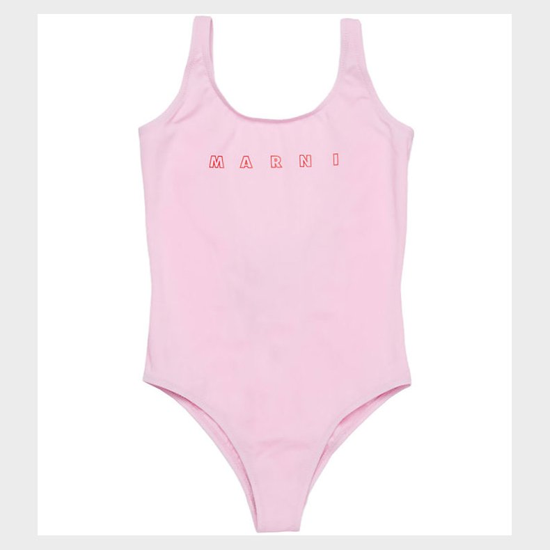 Marni Badedragt - Soft Pink m. Print