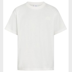 Grunt T-shirt - GrLyish - Hvid/Brun m. Print