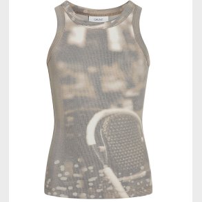 Grunt Top - GrFrille - Brun m. Print