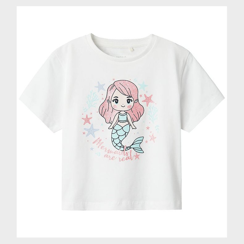 Name It T-shirt - NmfFrejane - Lucent White