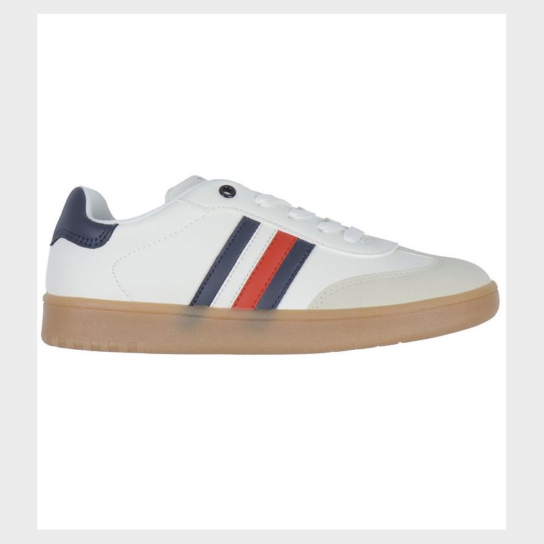 Tommy Hilfiger Sko - Striped Lace Up Sneaker - Beige/Off White/B