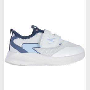 Calvin Klein Sko - Low Cut Velcro - Hvid/Lysebl