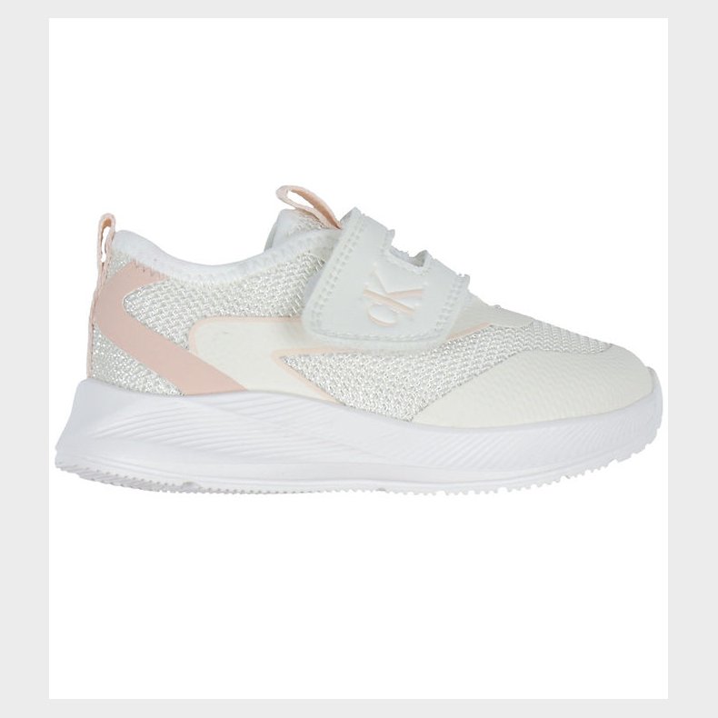 Calvin Klein Sko - Low Cute Lace-Up - Off White/Nude