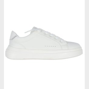 Calvin Klein Sko - Low Cute Lace-Up - Off White/Silver