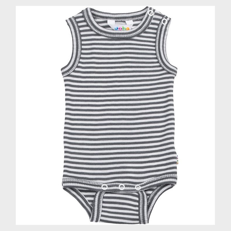 Joha Body U/� - Rib - Uld/Silke - M�rkegr�