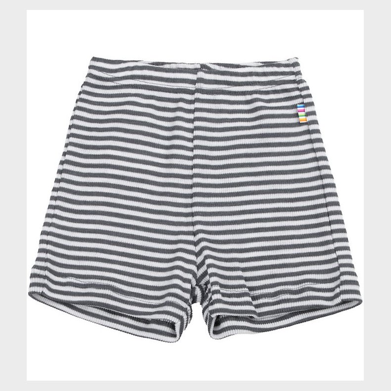 Joha Shorts - Rib - Uld/Silke - M�rkegr�
