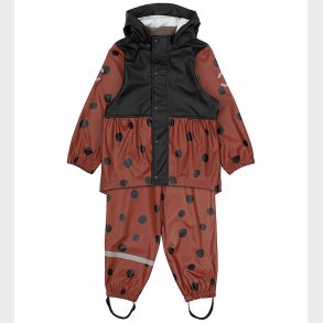 Mikk-Line Regntj m. Seler - PU - Henna m. Mariehne