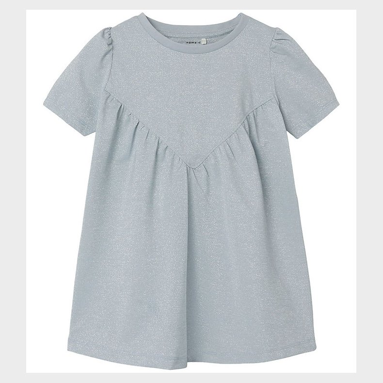 Name It Kjole - NmfFriana - Xenon Blue m. Glimmer