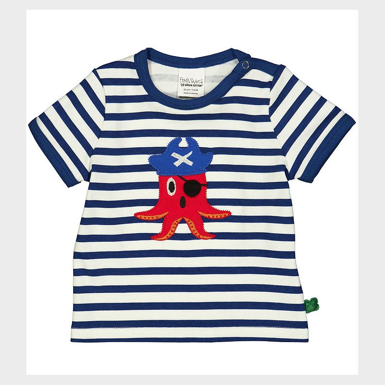 Freds World T-shirt - Baby - Almond/ Navy